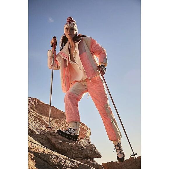 Free People Landscape View Ski Pants Size L - Picture 1 of 12